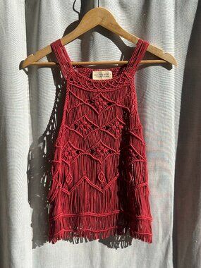 Denim & Supply Ralph Lauren Macrame Tank (Size M)